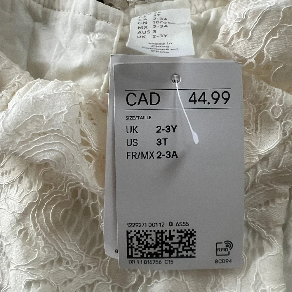 BNWT H&M Ruffle Collared Dress - Picture 4 of 9